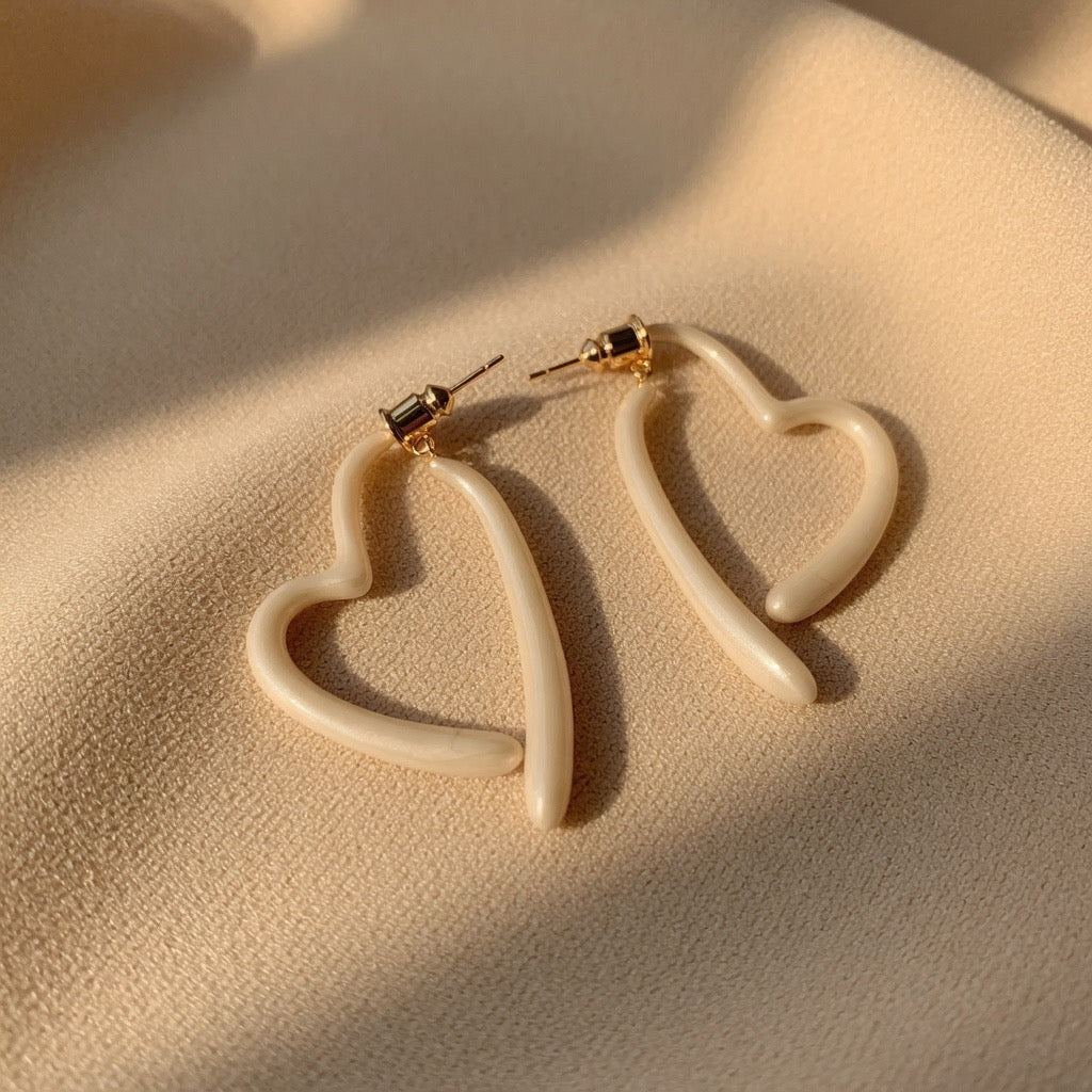 Eternal Knot Heart Earrings