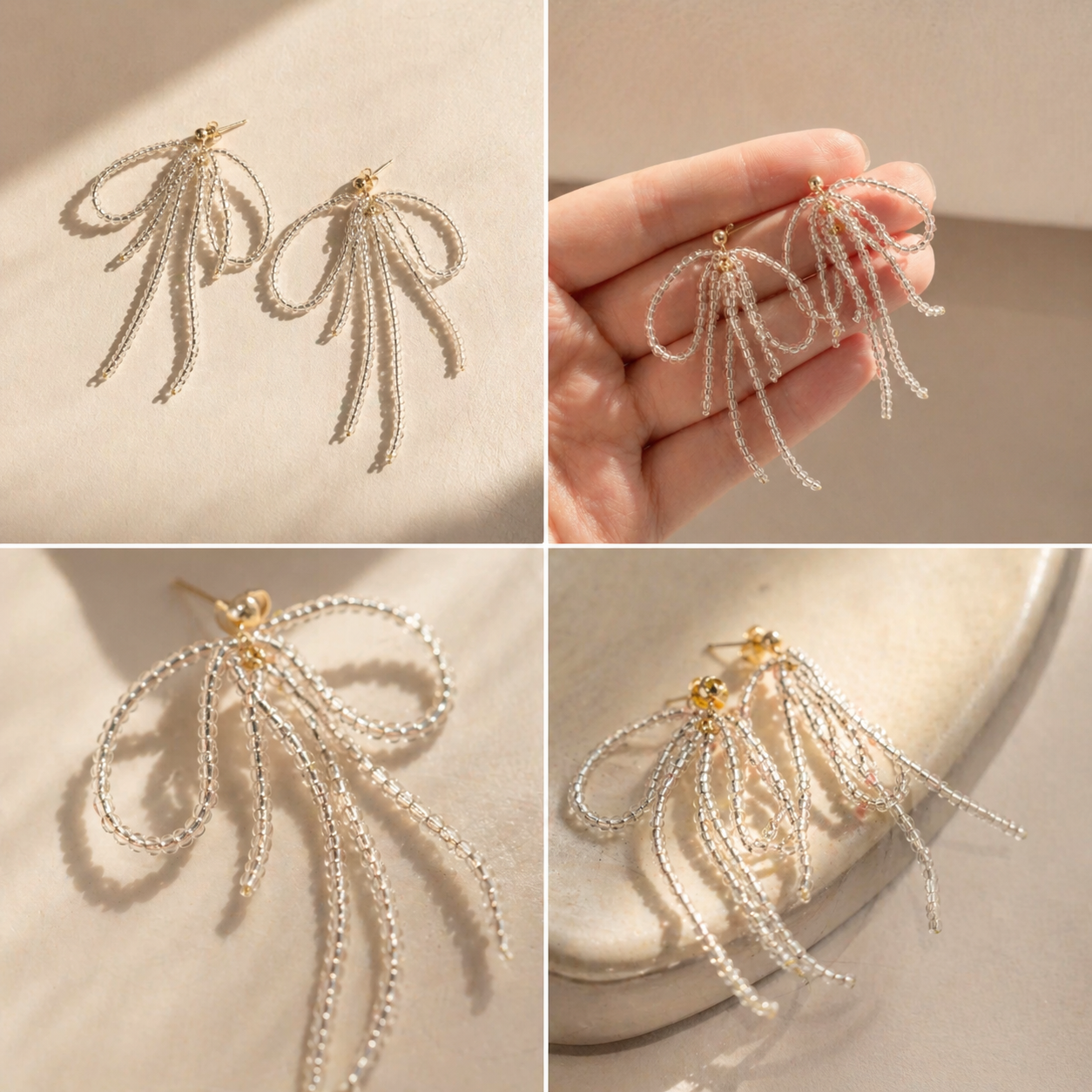Golden Whisper Bow Drops